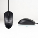 Ratón TOOQ Ambidextro óptico Usb-a 1000DPI Cable 1.3M Negro (TQM-1001-B)