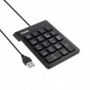 Teclado Numérico TOOQ 19 Teclas USB Negro (TQK-2001-B)