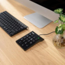 Teclado Numérico TOOQ 19 Teclas USB Negro (TQK-2001-B)