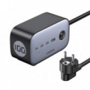 Cargador UGREEN Nexode Diginest Gan 65W 2XUSB-A 2XUSB-C Cable 1.8M Gris (60113)