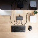 Conmutador Nanocable KVM USB DP HDMI 8K UHD/60Hz Gris (10.12.0003)