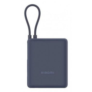 PowerBank Xiaomi 10000mAh 33W con Cable USB-C Integrado Azul (BHR9341GL)