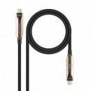 Nanocable Cable USB-C a USB-C PD 60W, 5m, Negro (10.01.4605)