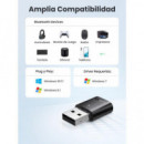 Adaptador Ugreen USB 20 Mbit/s Bluetooth 5.0 PC/Portátil Negro (80889)