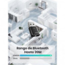 Adaptador Ugreen USB 20 Mbit/s Bluetooth 5.0 PC/Portátil Negro (80889)