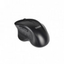 Ratón TooQ Ergonómico Diestro Óptico RF Wireless 1600dpi 6 Botones Negro (TQMWG-1105-B)
