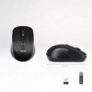 Ratón TOOQ Ambidextro óptico Rf Wireless 1600DPI 4 Botones Negro (TQMW-1103-B)