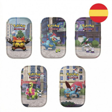Mini Lata cartas Pokemon Summer ex Espa&ntilde;ol