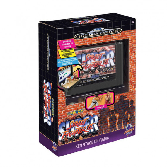 Diorama Mega Drive Street Figther Console Heroes  SEGA