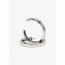 Pendientes aro grande Plateado