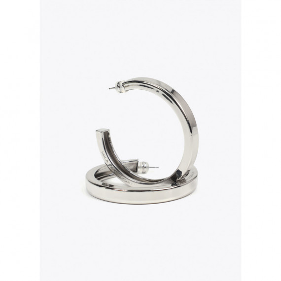 Pendientes aro grande Plateado