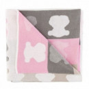 Manta Reversible 110X87CM. TOUS BABY