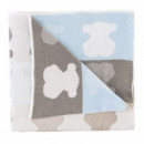 Manta Reversible 110X87CM. TOUS BABY