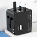 Cargador Universal de Viaje 2XUSB 2.1A 1500W XO