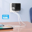 Cargador Universal de Viaje 2XUSB 2.1A 1500W XO
