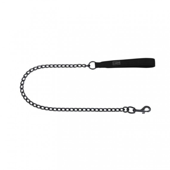 FREEDOG Perro Cadena Metal Gun Negro 1,5X100 Cm
