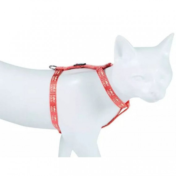 FREEDOG Gato Arnes Reflectante Rosa 1X9/30 Cm