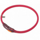 ZOLUX Perro Cachorro Collar Luminoso Rojo