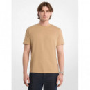 Camiseta de Algodón con Estampado Logotipo de MICHAEL KORS