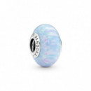 PANDORA Moments Charm en Plata de Ley Azul Océano Opalescente 791691C01