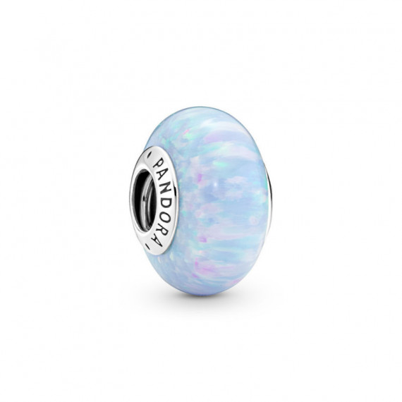 PANDORA Moments Charm en Plata de Ley Azul Océano Opalescente 791691C01
