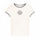 TOMMY HILFIGER - Varsity Slim Ringer Tee - Aef - F|WW0WW47881/AEF