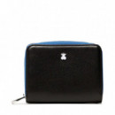Cartera New Dubai Negra de Piel Saffiano TOUS