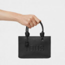 Mini Bolso Horizontal Negro la Rue New TOUS