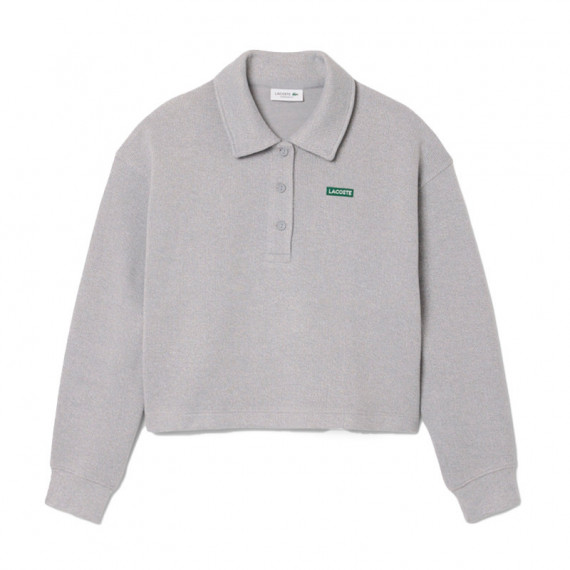 Sudadera Oversize de Cuello de Polo de Canalé  LACOSTE
