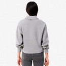 Sudadera Oversize de Cuello de Polo de Canalé  LACOSTE