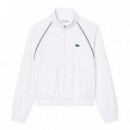 Chaqueta Deportiva Hidrófuga con Ribete en Contraste  LACOSTE