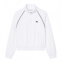 Chaqueta Deportiva Hidrófuga con Ribete en Contraste  LACOSTE