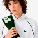 Chaqueta Deportiva Hidrófuga con Ribete en Contraste  LACOSTE