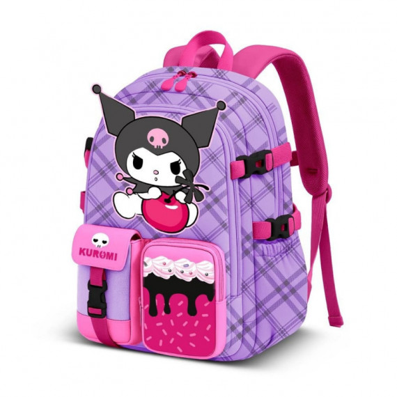 Mochila Kuromi Cherry Sanrio  KARACTER MANIA