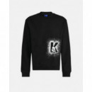 Klj Reg K Logo Sweat Black  KARL LAGERFELD