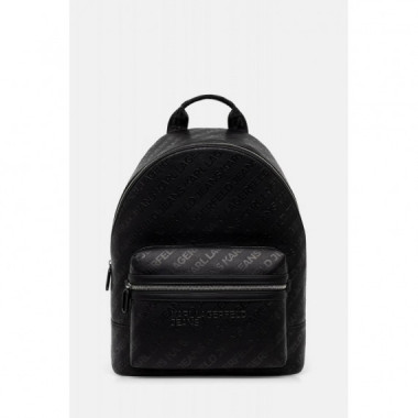 Klj Logo Backpack Aop Klj Essential Logo  KARL LAGERFELD