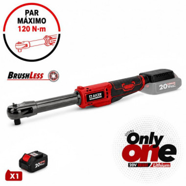 Llave Chicharra sin Carbones 20V Only One AICER (1X 4.0AH)