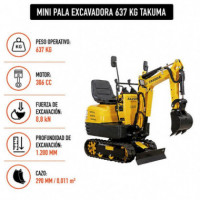 Mini Pala Excavadora TAKUMA 1.000 Kgs
