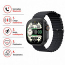 Smartwatch Deportivo M11ULTRA de 9ª Generación Carga Inalámbrica Negro XO