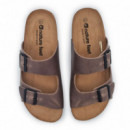 Nature Feet Sandalias de color pardo 9560-PARDO