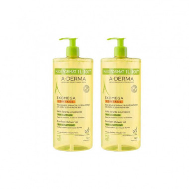 ADERMA Exomega Duplo Aceite Limpiador  Emolie 1L