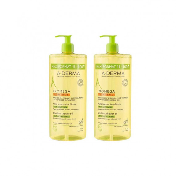 ADERMA Exomega Duplo Aceite Limpiador  Emolie 1L