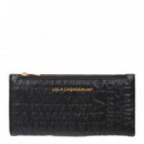 Cartera Billetero Básico Logo Pespunte  LOLA CASADEMUNT