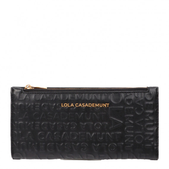 Cartera Billetero Básico Logo Pespunte  LOLA CASADEMUNT
