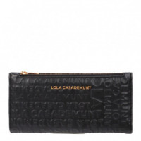 Cartera Billetero Básico Logo Pespunte  LOLA CASADEMUNT