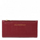Cartera Billetero Básico Logo Pespunte  LOLA CASADEMUNT
