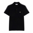Polo de Rayas con Logotipo de Corte Regular  LACOSTE