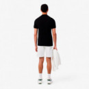 Short de Corte Regular con Raya de Logotipo  LACOSTE