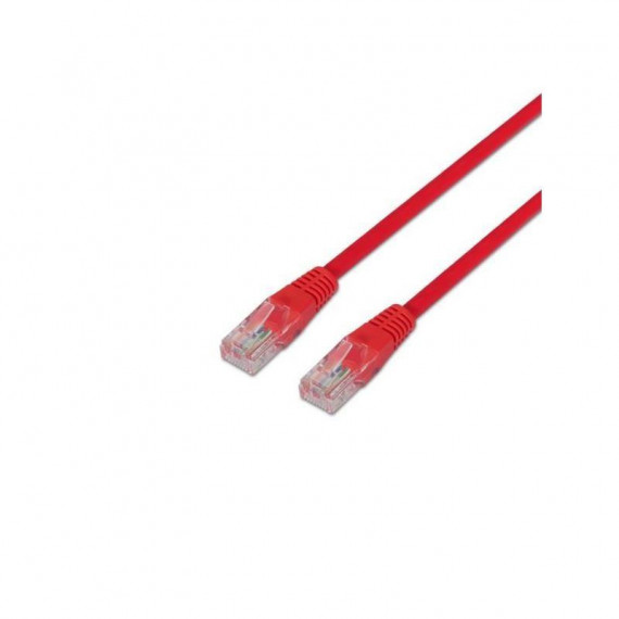 Cable de Red AISENS A135-0237 Cat.6 UTP RJ45, 0.5 Metros, Rojo
