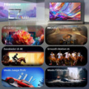 Televisor Hisense 85" QLED 4K UHD Smart TV Negro (85E7S)